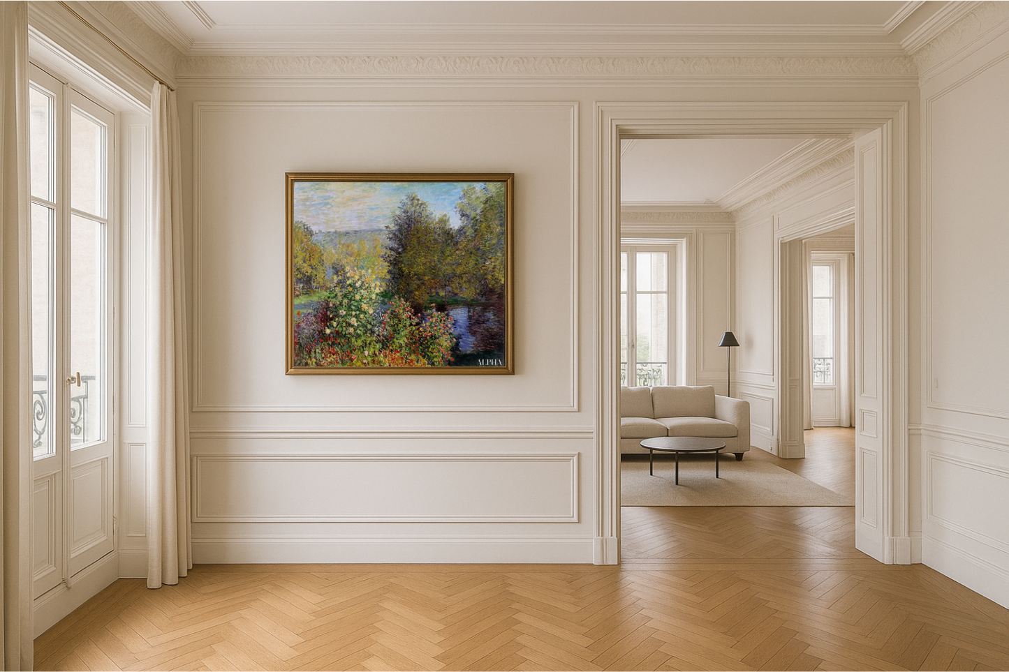🌿 Coin du jardin à Montgeron – Claude Monet (1876)