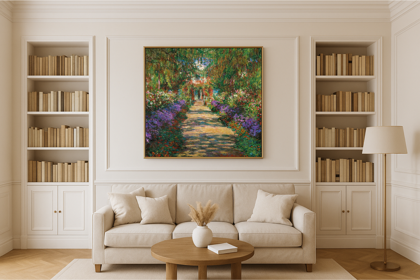 🎨 L’Avenue de Giverny – Claude Monet, vers 1902