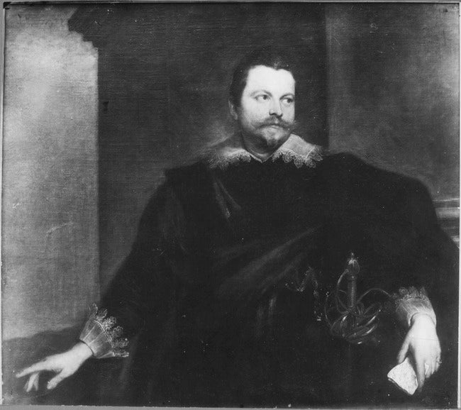 Portrait d'Enrico Concini, comte de Peña - Antoine van Dyck