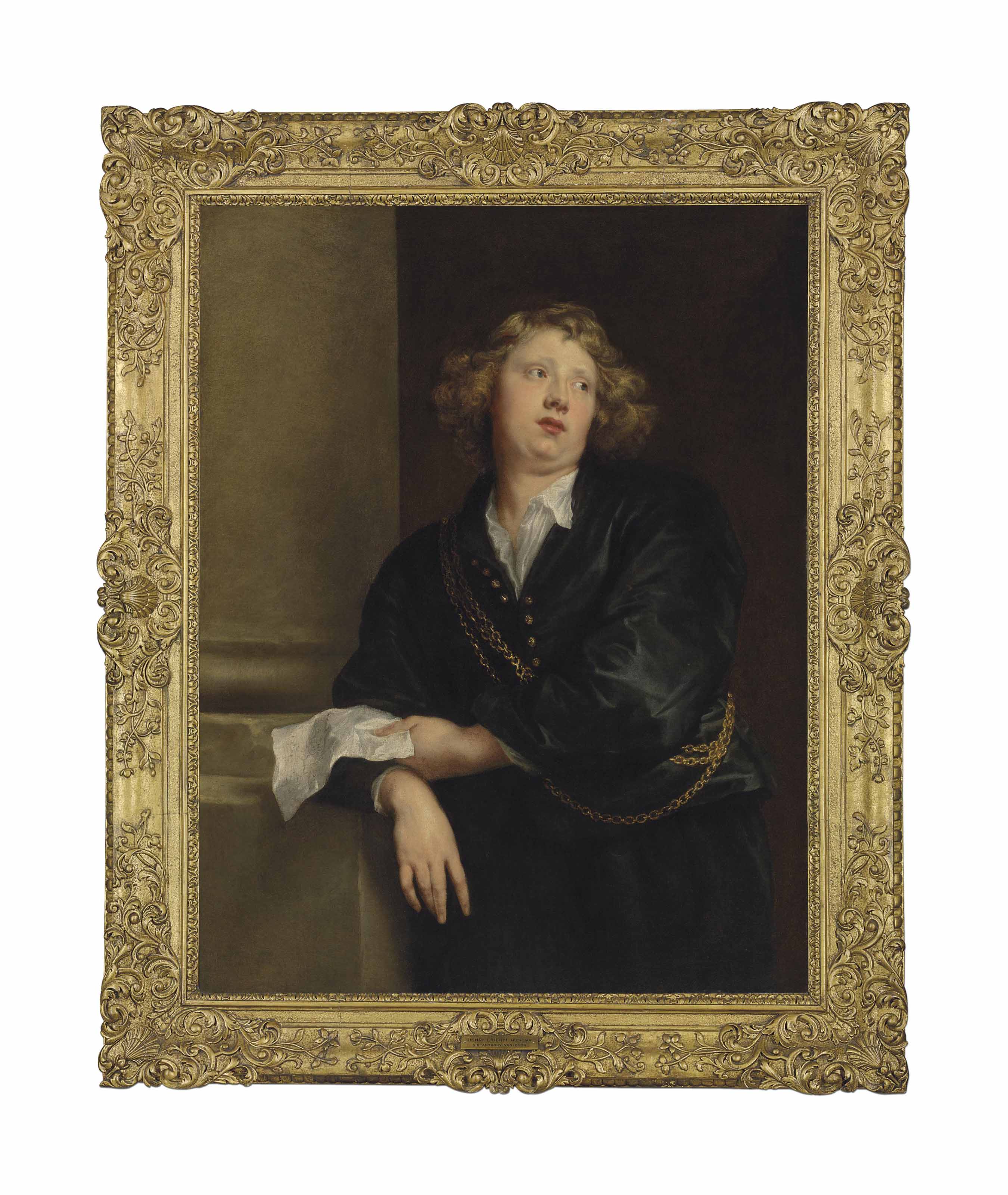 Portrait d'Henricus Liberti (1628-1661). Compositeur et organiste - Antoine van Dyck