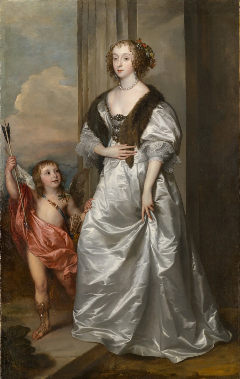 Lady Mary Villiers, future duchesse de Richmond et Lennox, avec Charles Hamilton, Lord Arran - Antoine van Dyck