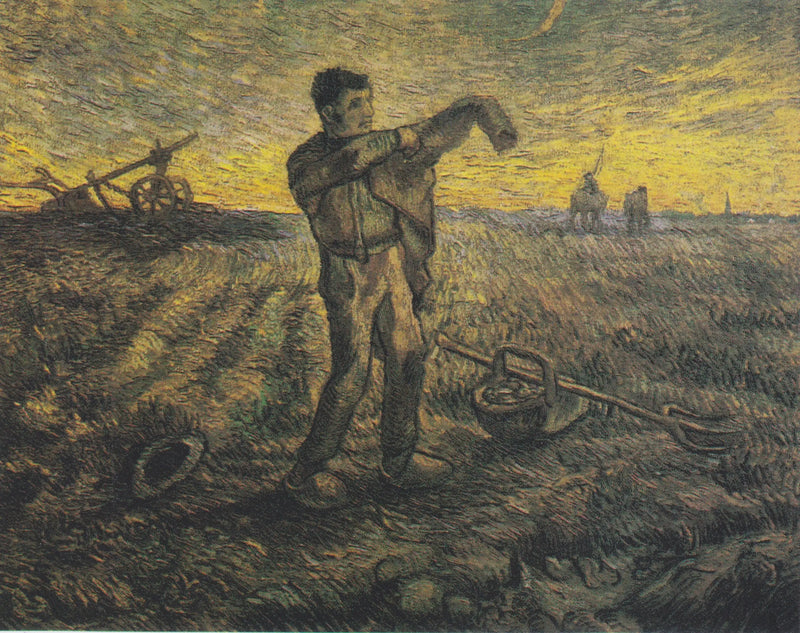 Soir : La fin de la journée (après Millet) - Vincent van Gogh