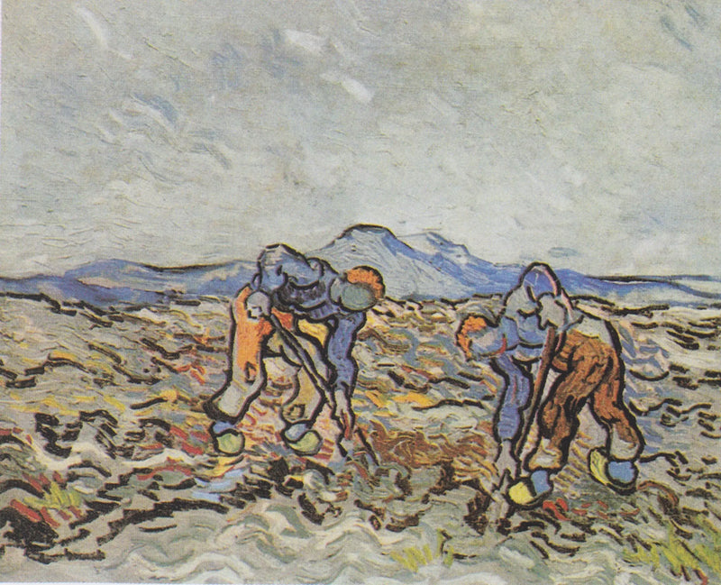 Paysans ramassant des pommes de terre - Vincent van Gogh