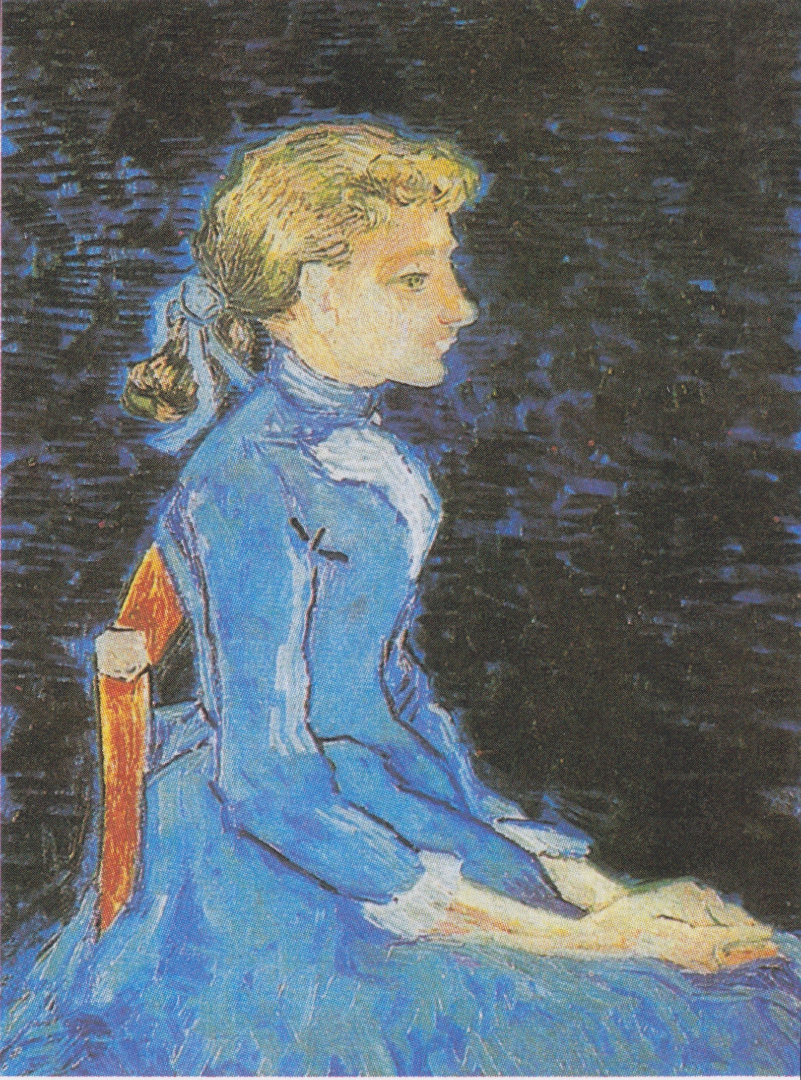 Reproduction du tableau « Portrait d'Adeline Ravoux - Vincent van Gogh » par Alpha Reproduction en peinture à l’huile