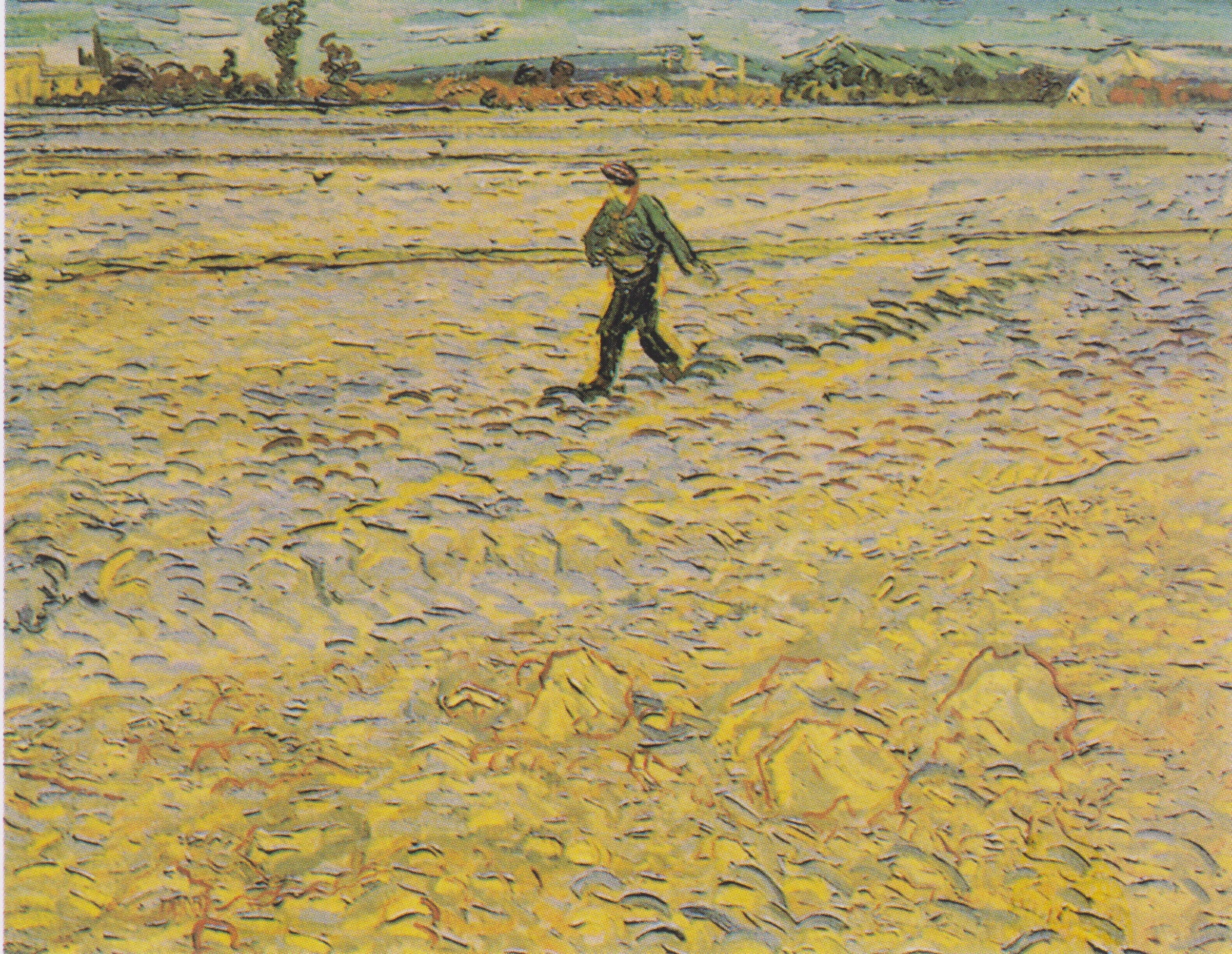 Reproduction du tableau « Le semeur II - Vincent van Gogh » par Alpha Reproduction en peinture à l’huile