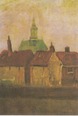 La nouvelle église et les vieilles maisons de La Haye - Vincent van Gogh