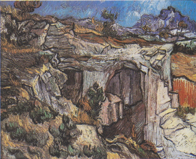 Entrée d'une carrière près de Saint-Rémy - Vincent van Gogh