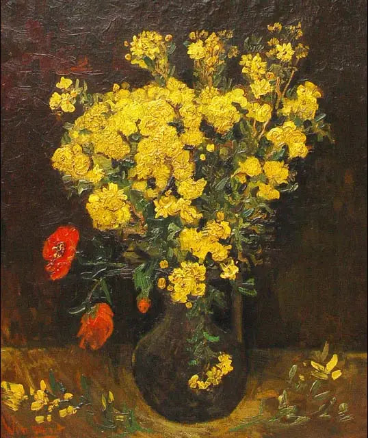 Fleurs de pavot - Vincent van Gogh