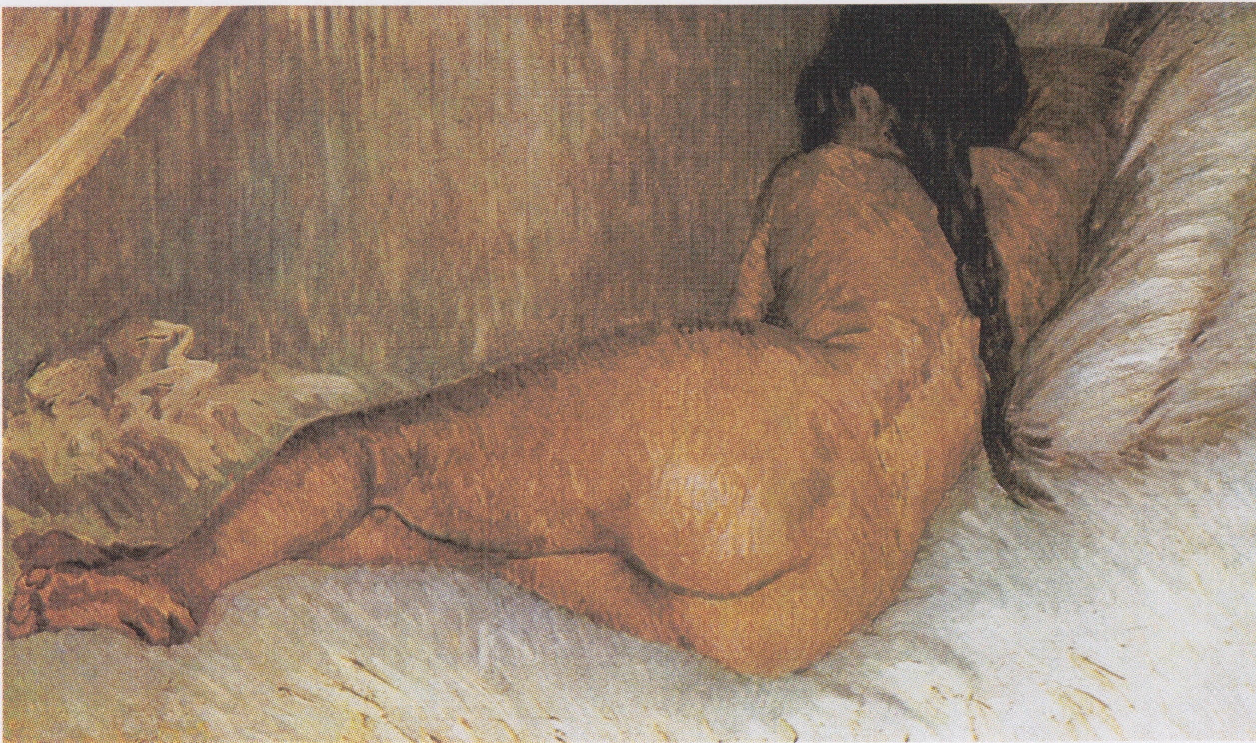 Femme nue allongée, vue de dos - Vincent van Gogh