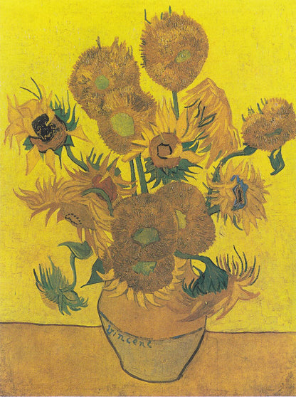 🌻 Vase avec Quinze Tournesols – Vincent van Gogh (1888)