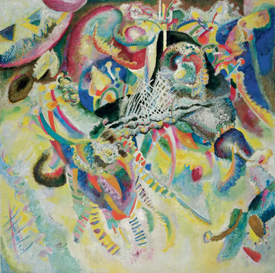 Reproduction du tableau « Fugue - Vassily Kandinsky » par Alpha Reproduction en peinture à l’huile