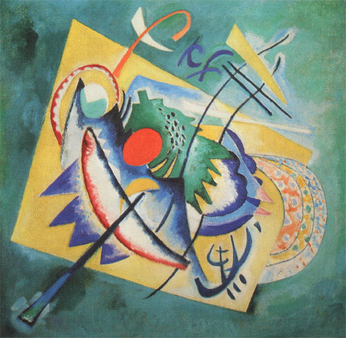 Reproduction du tableau « Ovale rouge - Vassily Kandinsky » par Alpha Reproduction en peinture à l’huile