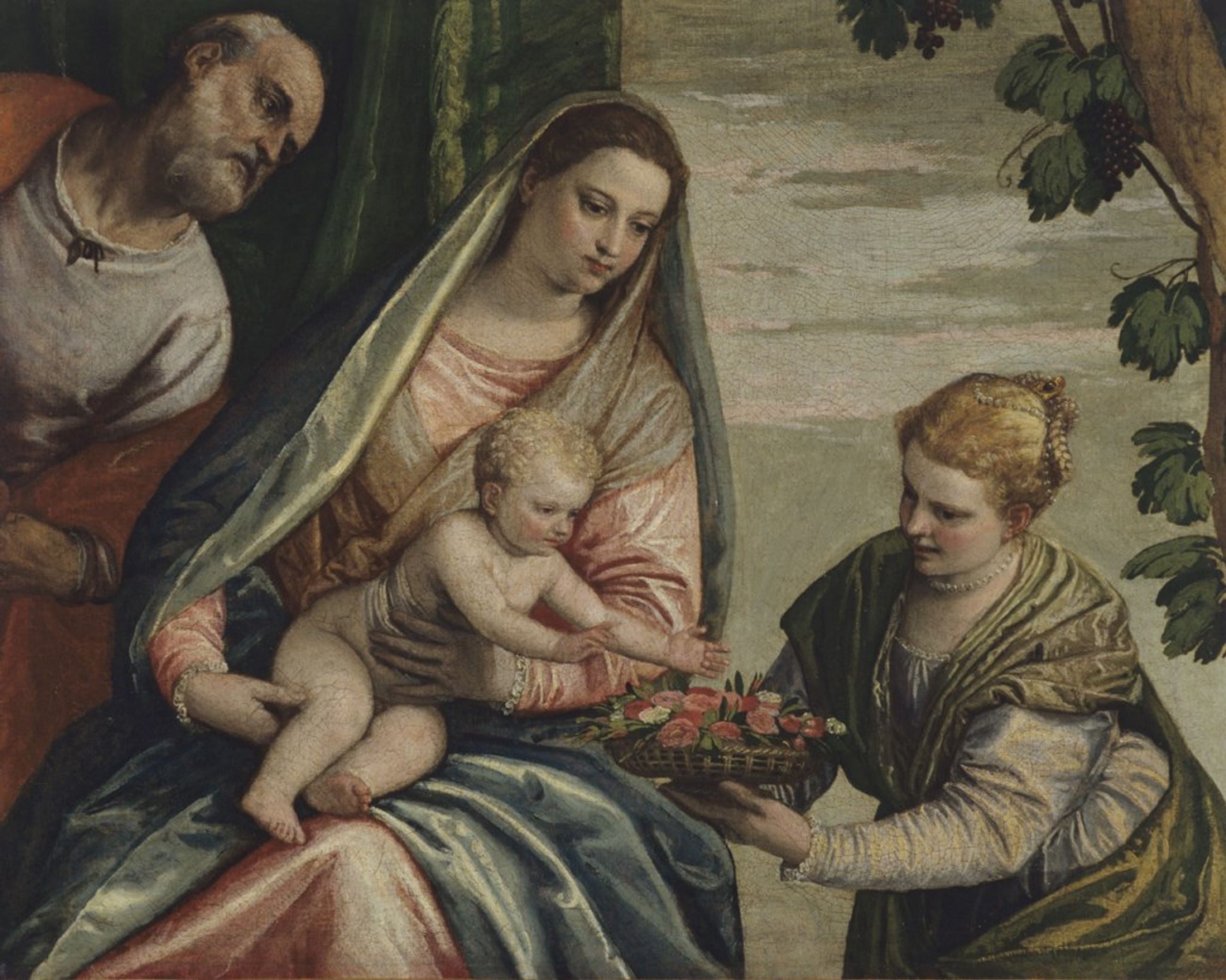 Sainte Famille avec sainte Dorothée - Paul Véronèse