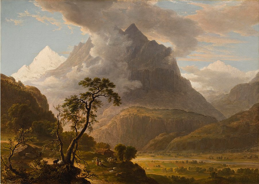 Vue dans la vallée d'Oberhasle, Suisse - Asher Brown Durand