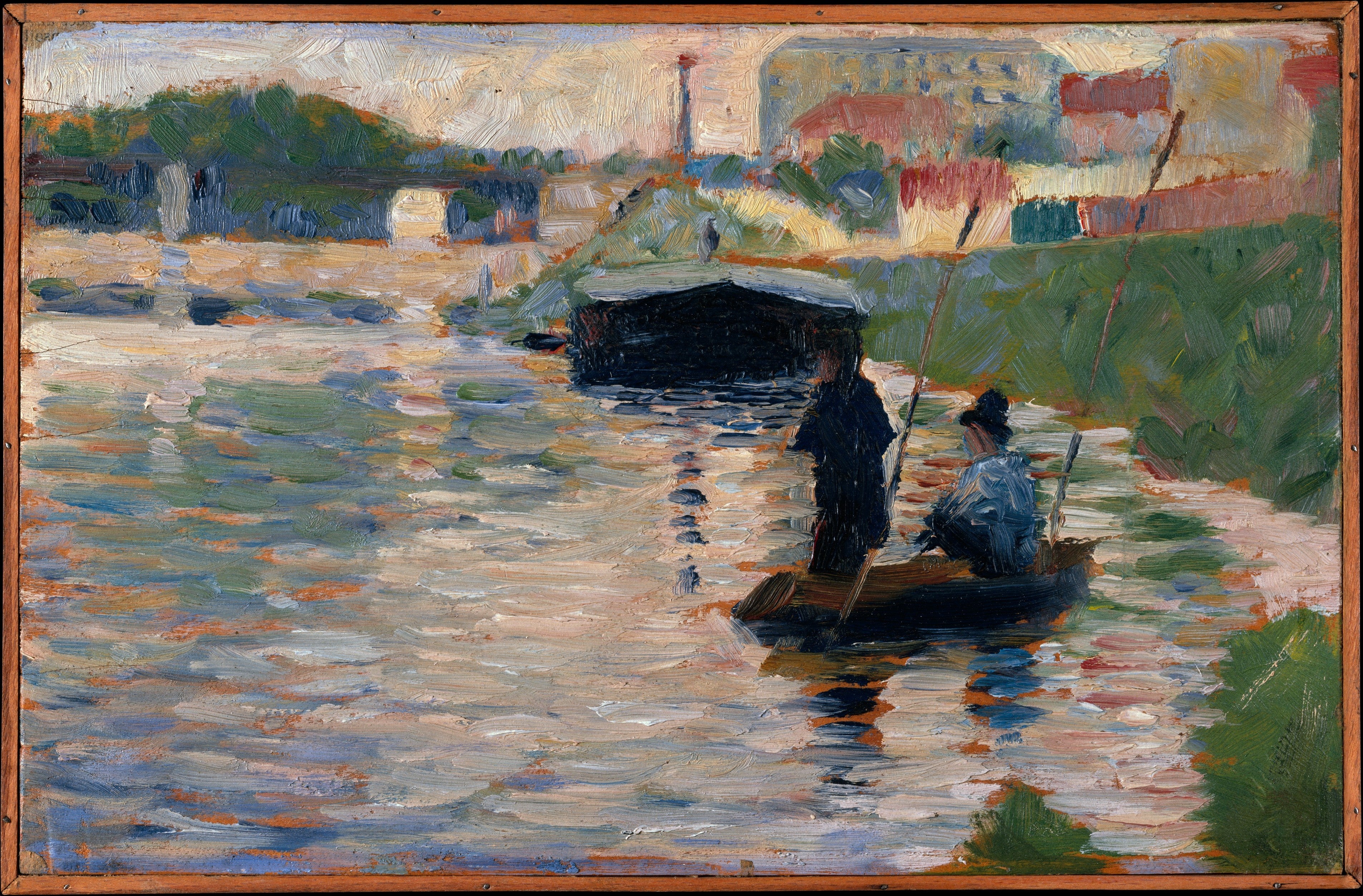 Reproduction du tableau « Vue sur la Seine - Georges Seurat » par Alpha Reproduction en peinture à l’huile
