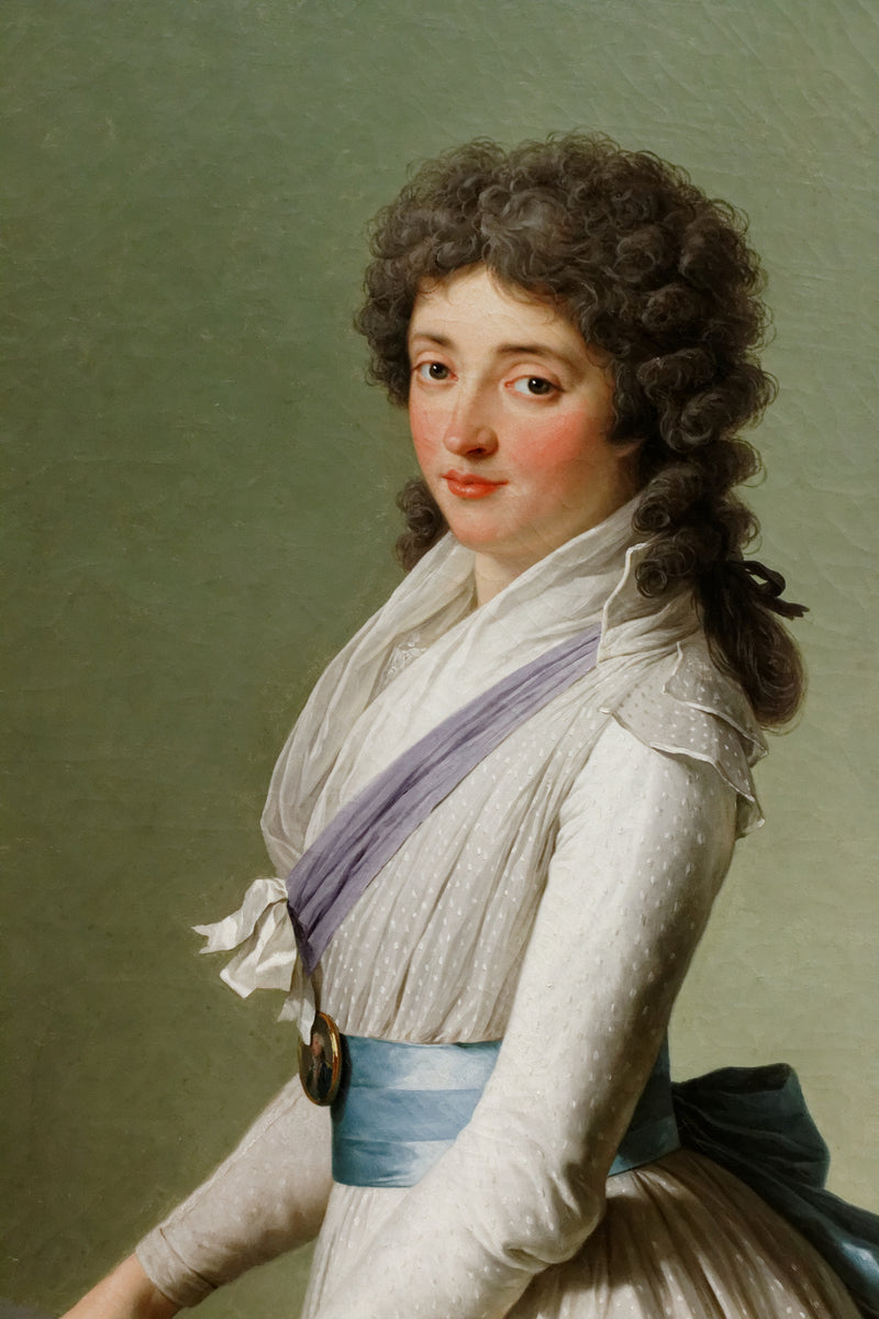 Portrait de Marie de Broutin, baronne de Chalvet Souville - François-André Vincent