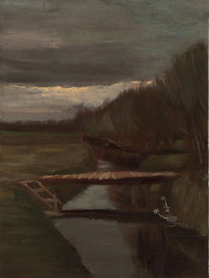 Passerelle au-dessus d'un fossé - Vincent van Gogh