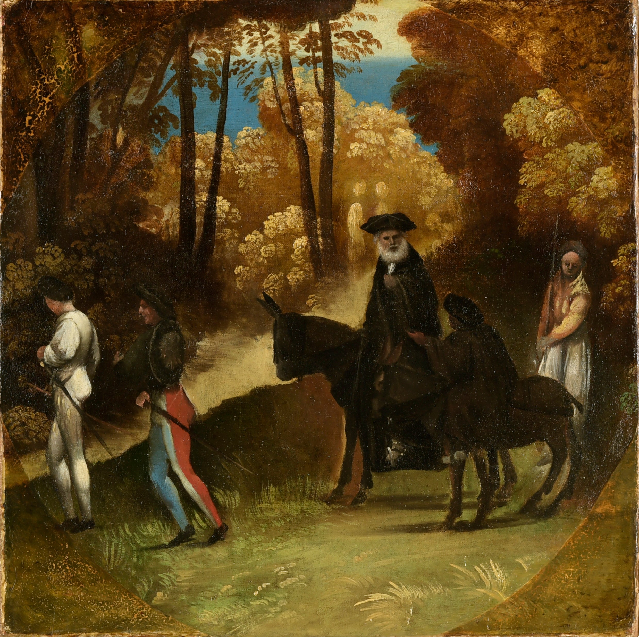 Voyageurs dans une forêt - Dosso Dossi