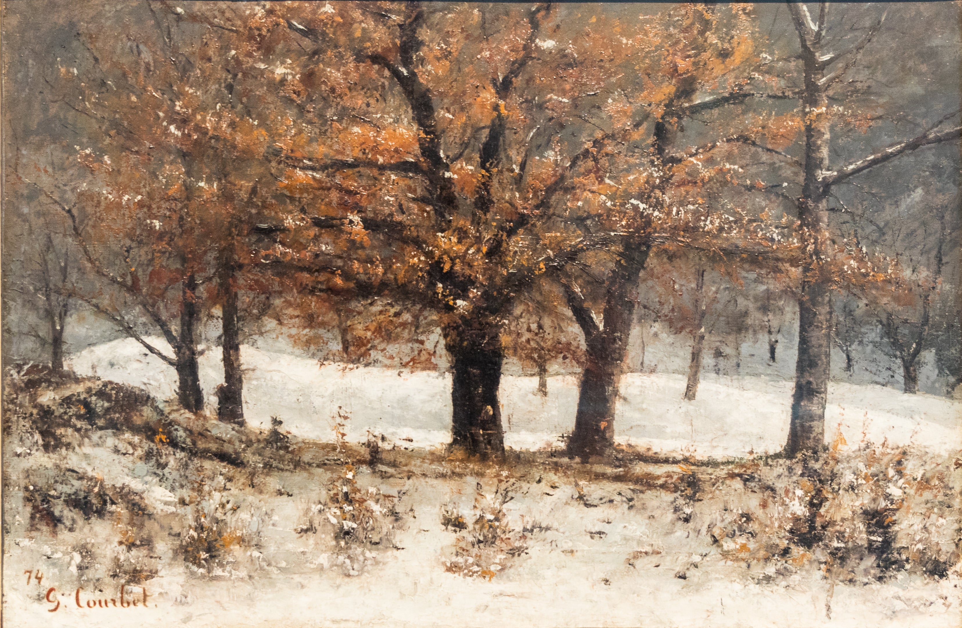 Vue du Parc des Crêtes au-dessus de Clarens - Gustave Courbet