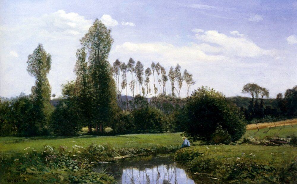 Vue de Rouelles – Claude Monet (vers 1858–1859)