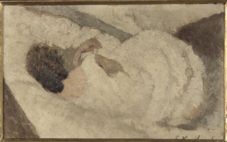 Femme couchée de dos - Édouard Vuillard