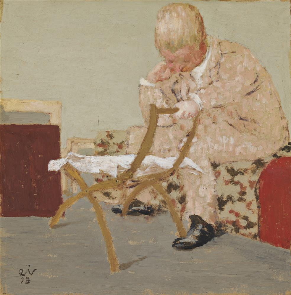 La lecture du journal - Édouard Vuillard