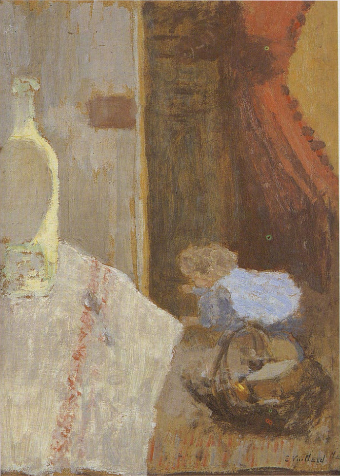 Intérieur à la tenture rouge - Édouard Vuillard