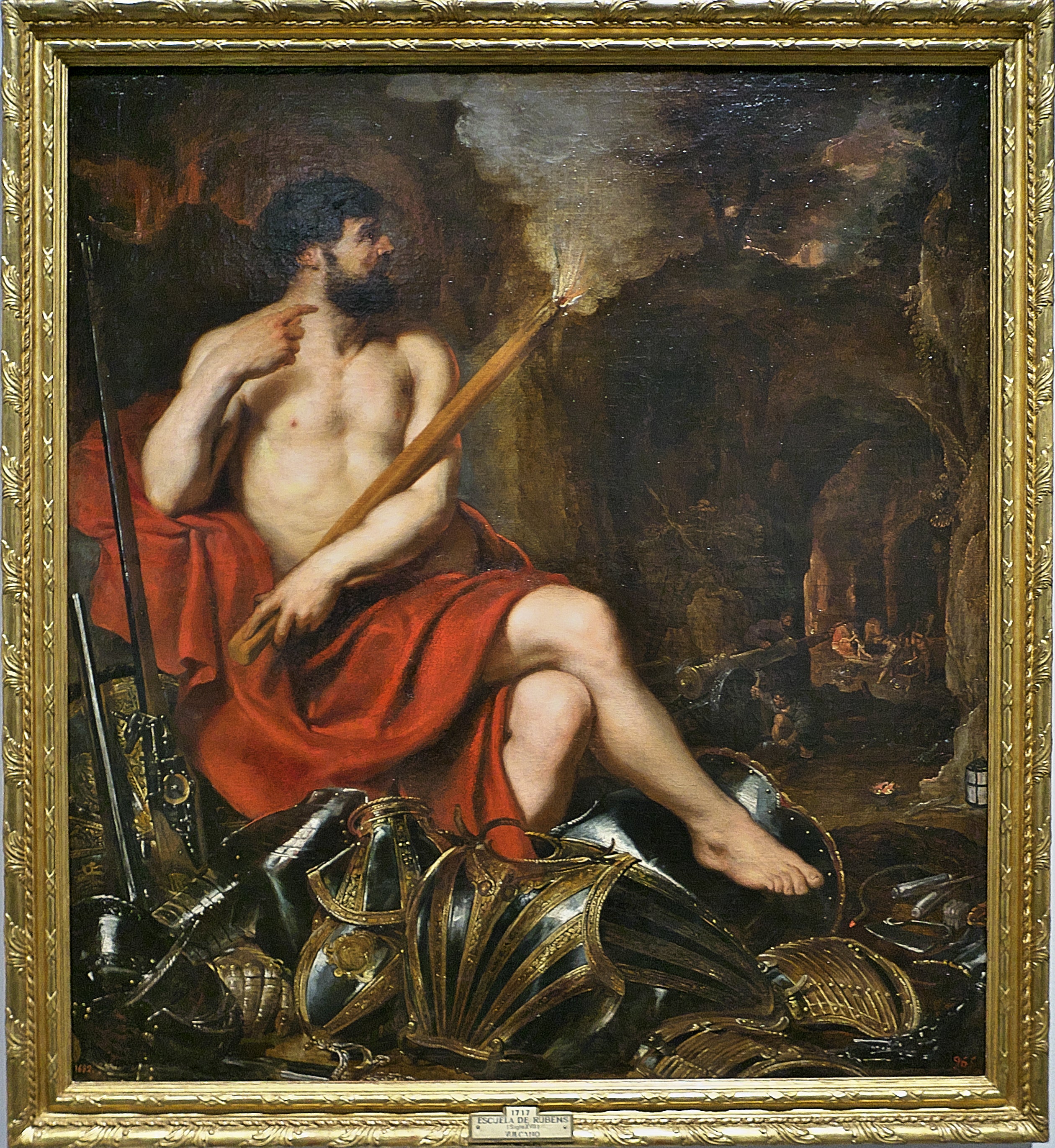 Vulcain et le feu - Peter Paul Rubens