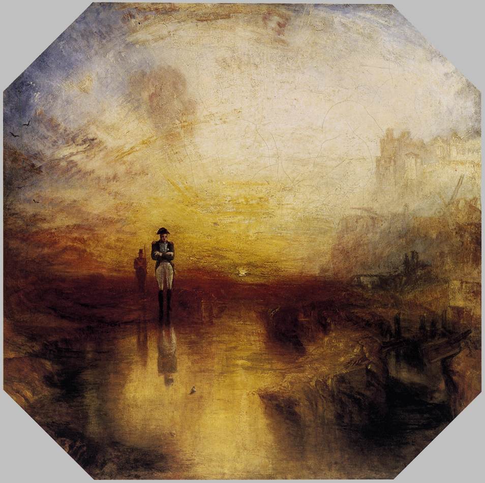 Reproduction du tableau « Guerre. L'Exilé et l'Arapède - J. M. W. Turner » par Alpha Reproduction en peinture à l’huile