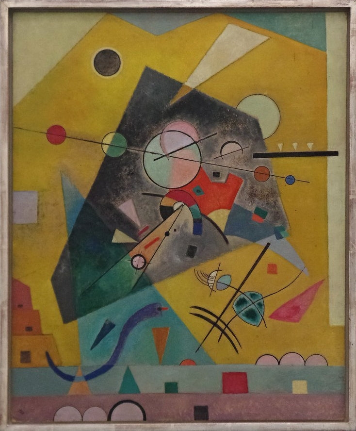 Reproduction du tableau « Harmonie tranquille - Vassily Kandinsky » par Alpha Reproduction en peinture à l’huile