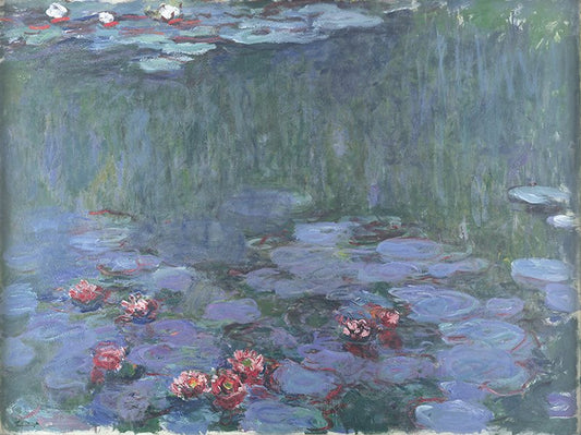 💠 Nymphéas aux Reflets Profonds – Claude Monet (vers 1914–1917)