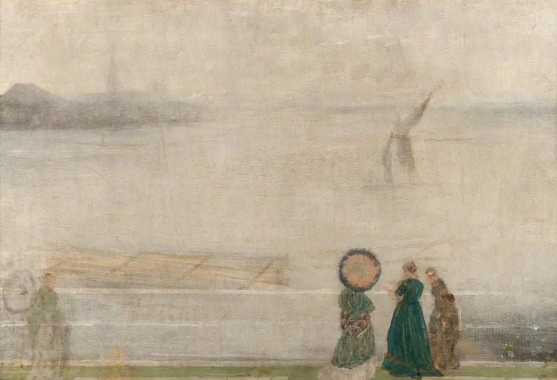 Battersea Reach depuis Lindsey Houses - James Abbott McNeill Whistler