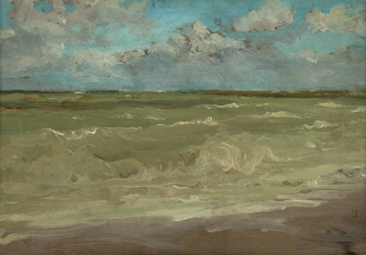 Reproduction du tableau « Vert et Argent : La Grande Mer - James Abbott McNeill Whistler » par Alpha Reproduction en peinture à l’huile