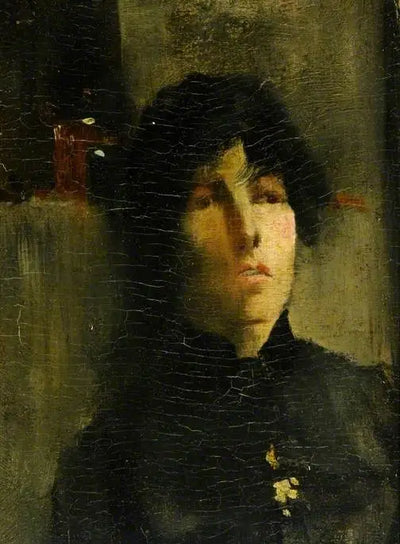 Reproduction du tableau « Portrait - James Abbott McNeill Whistler » par Alpha Reproduction en peinture à l’huile