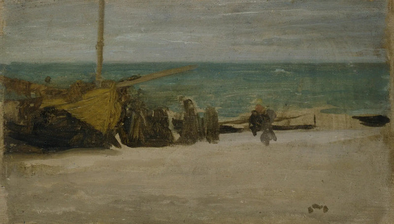 Bord de mer : gris et noir - James Abbott McNeill Whistler