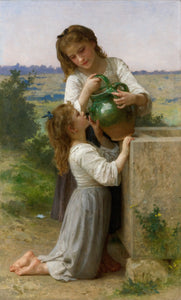 À la fontaine - Bouguereau