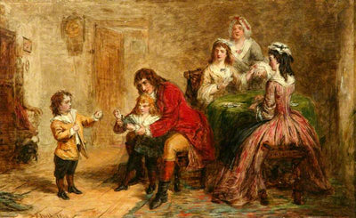 La leçon de boxe du Squire - William Powell Frith