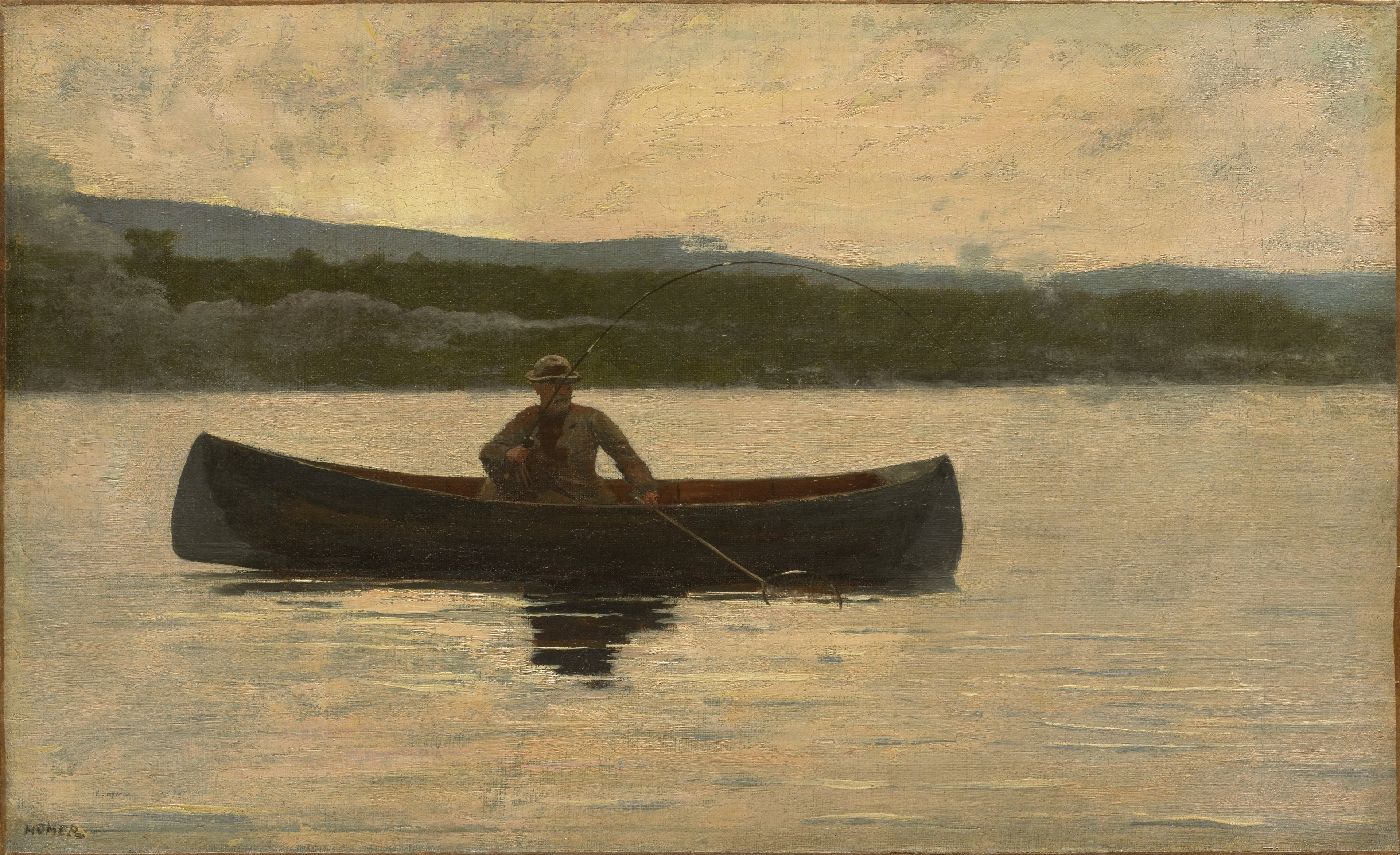 Jouer au poisson - Winslow Homer