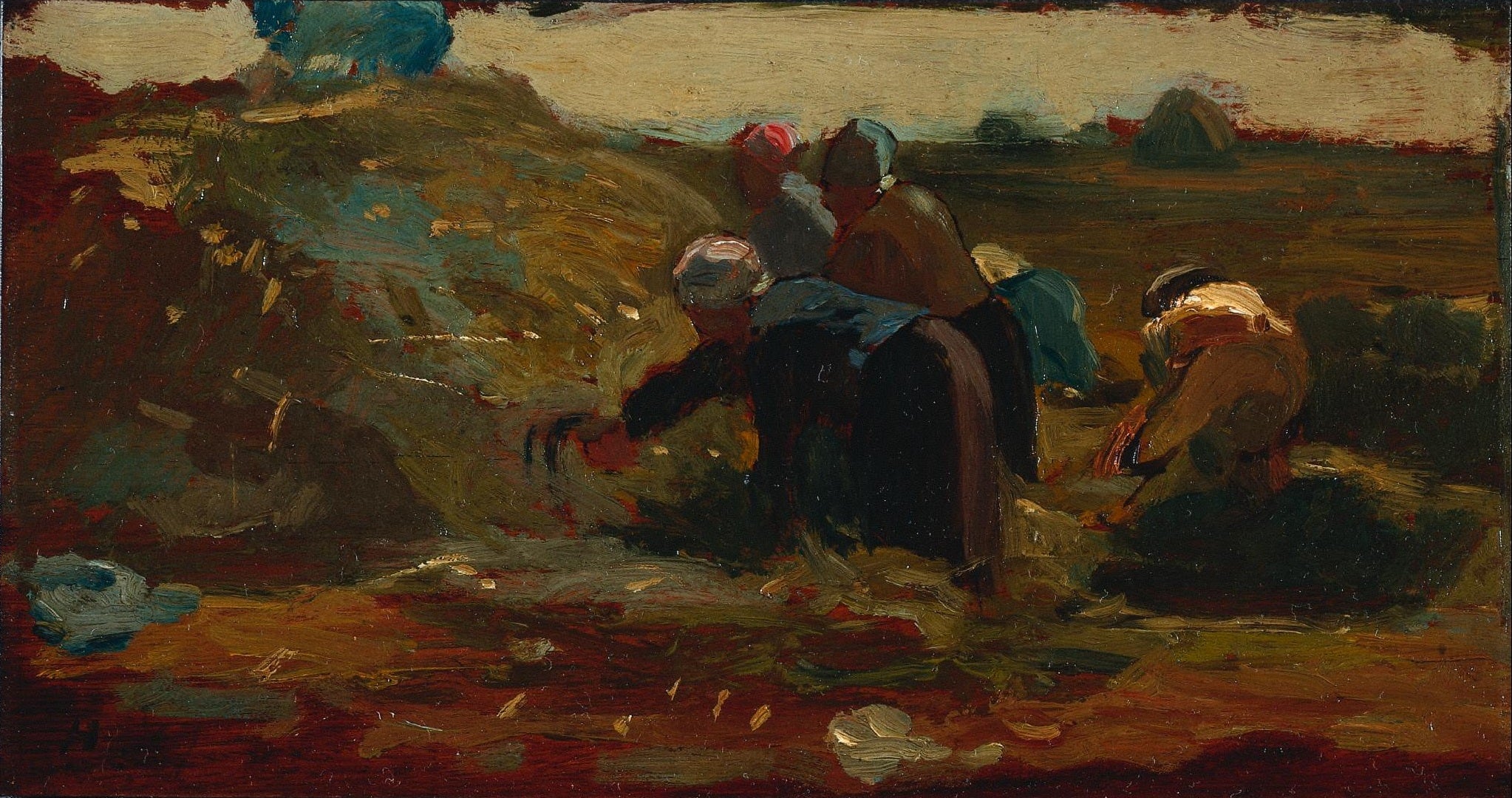 Des femmes travaillant dans un champ - Winslow Homer