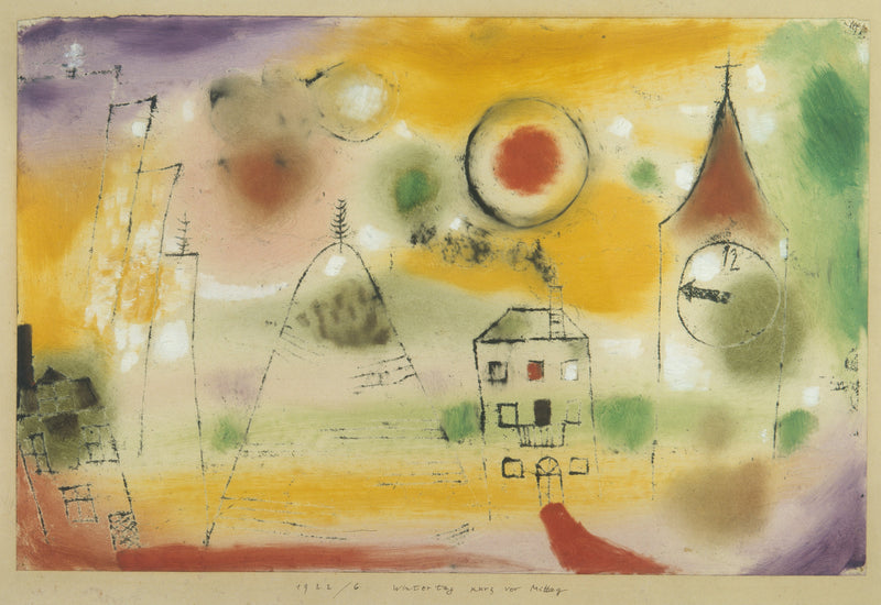 Winter Day, Shortly before Noon - Paul Klee