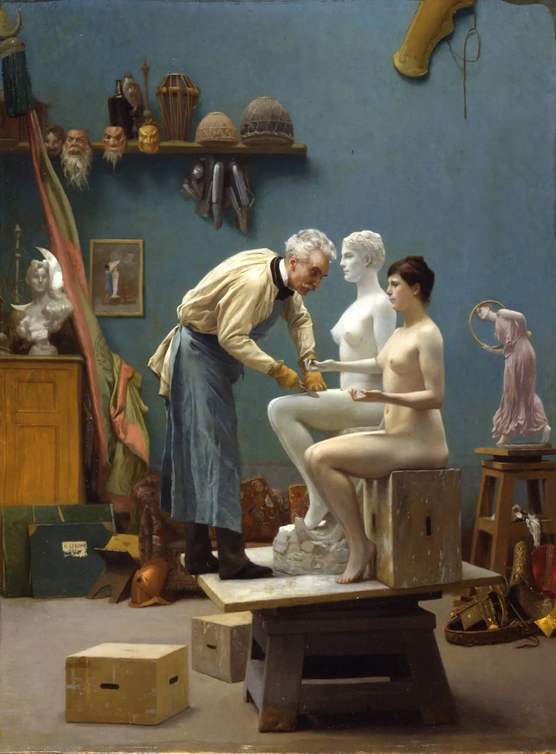 L'Artiste sculpteur Tanagra - Jean-Léon Gérôme