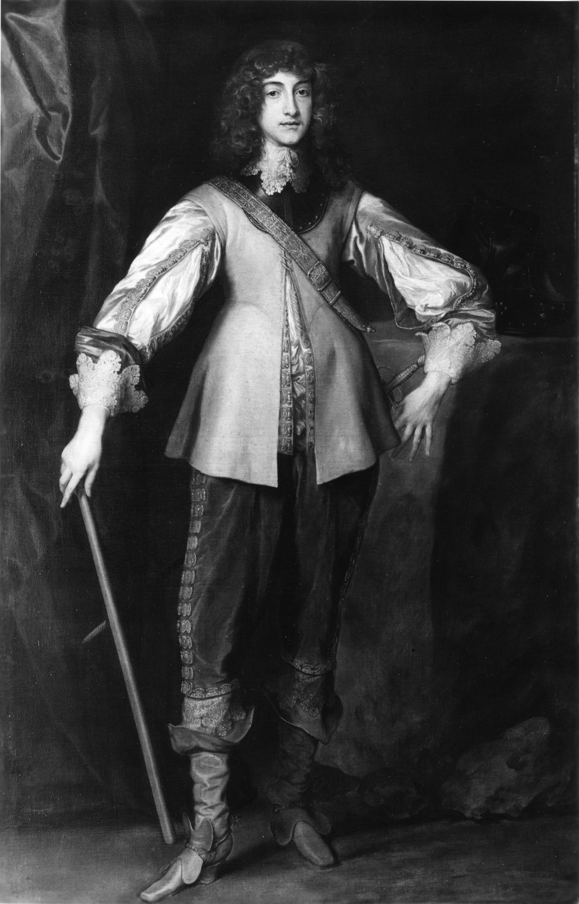 Portrait du prince Rupert - Antoine van Dyck