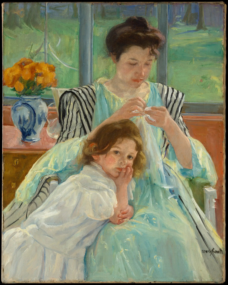 Jeune Mère cousine - Mary Cassatt