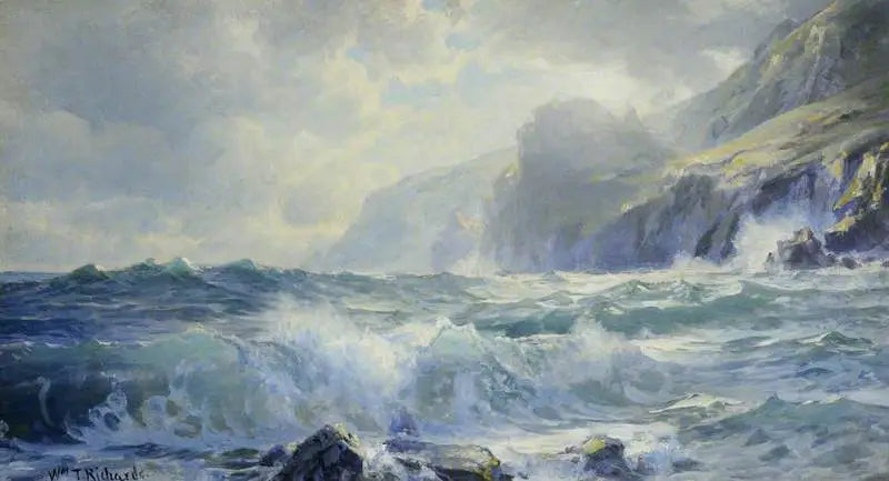 À Icart Point, Guernesey - William Trost Richards