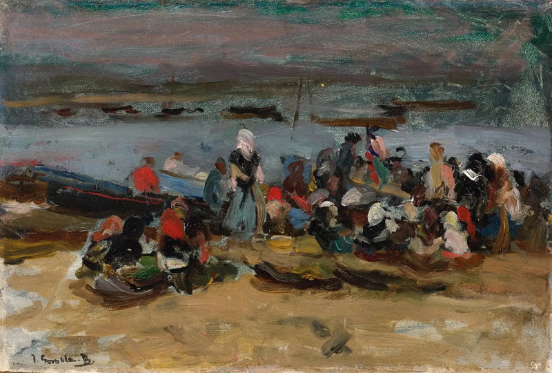 À l'estuaire, Asturies - Joaquín Sorolla