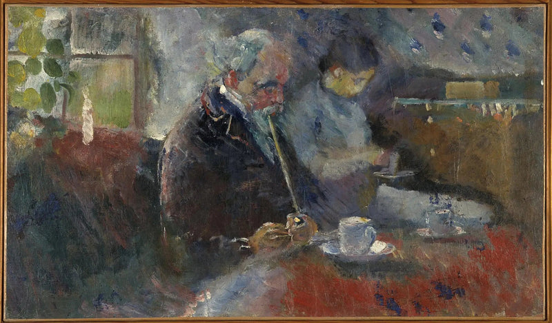 À la table du café - Edvard Munch