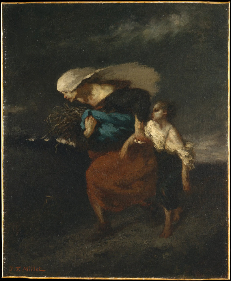 À l'abri de l'orage - Jean-François Millet