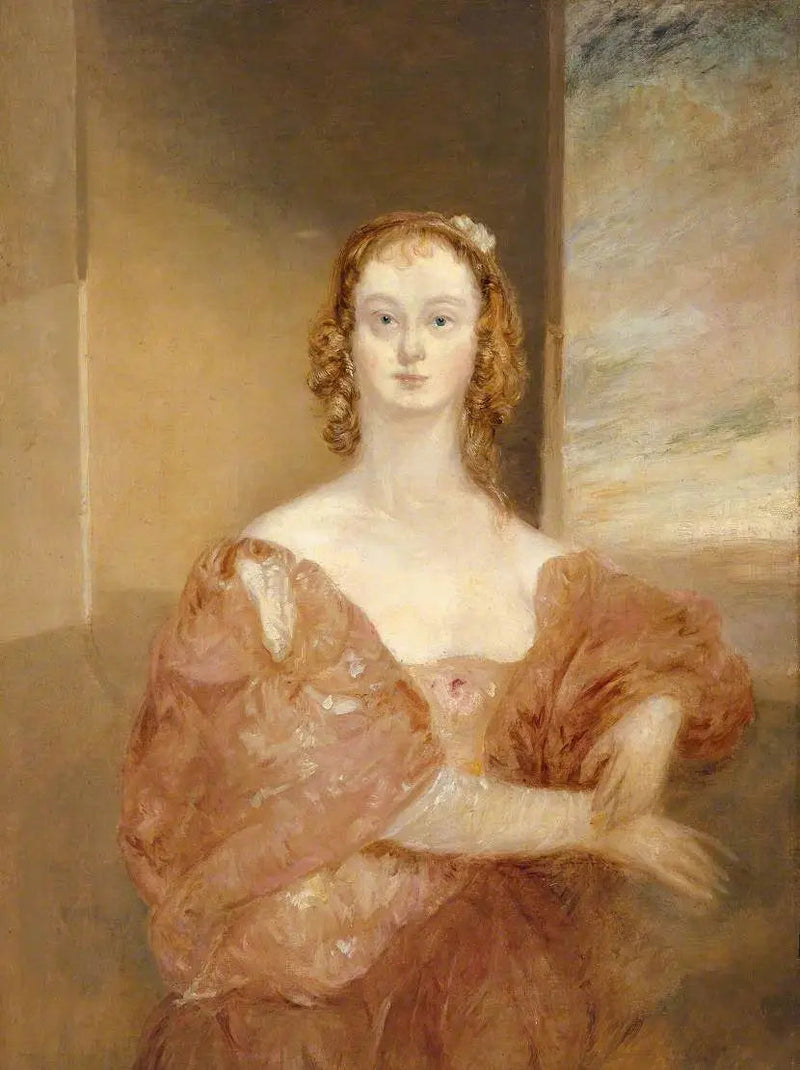A Lady in a Van Dyck Costume - J. M. W. Turner