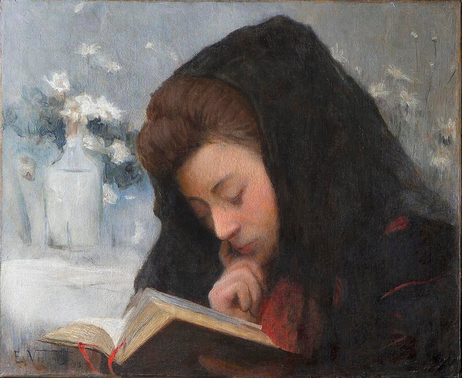 A leitura - Eliseu Visconti