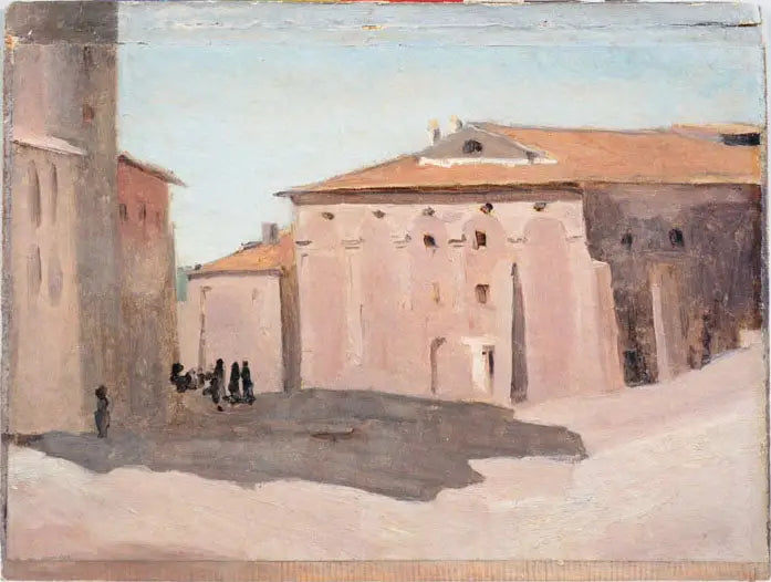 À Marino près de Rome - Jean-Baptiste Camille Corot